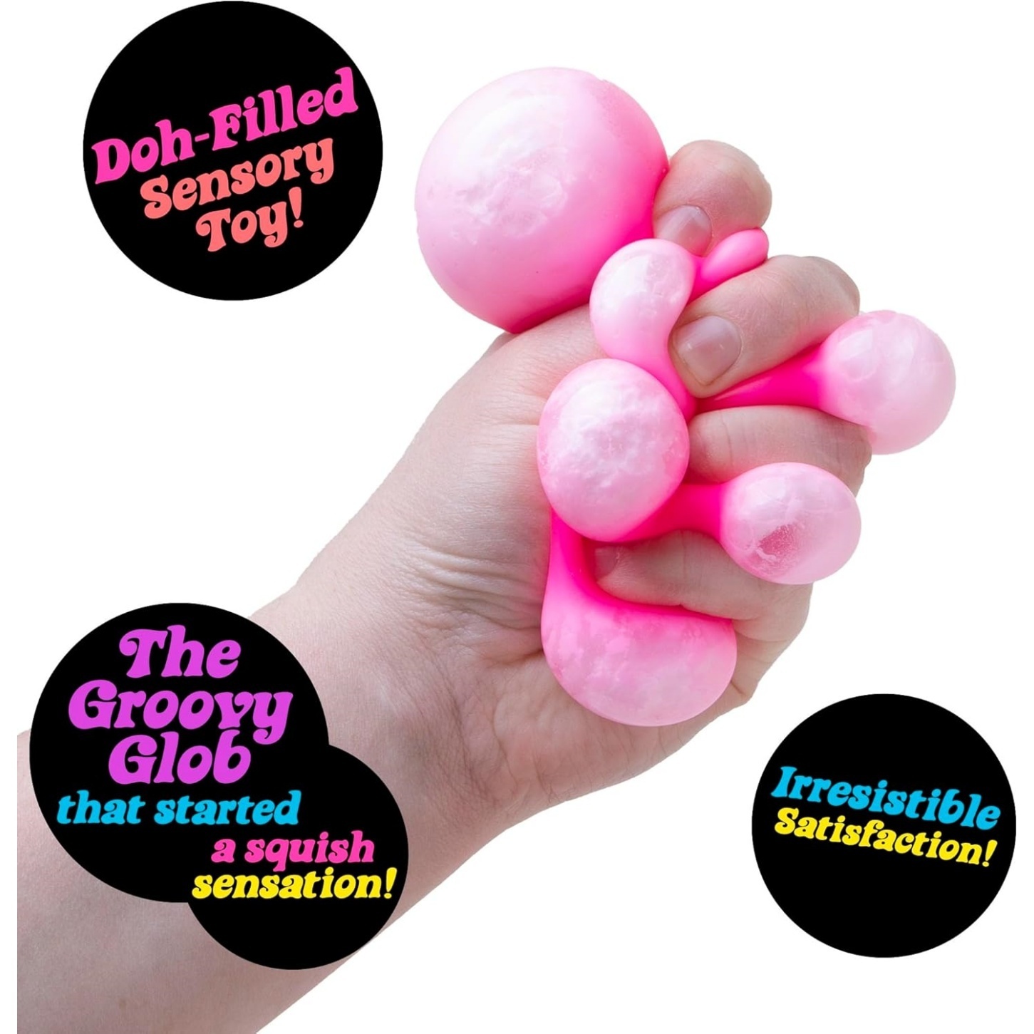 NeeDoh Original Sensory Ball - Pink - Image 3
